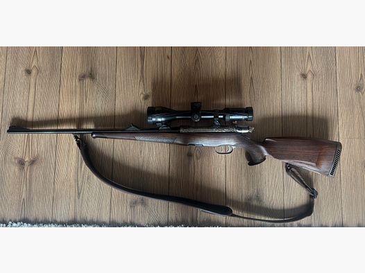 Steyr Mannlicher Luxus Repetidor .243 Win con grabado elegante y Zeiss Victory HT