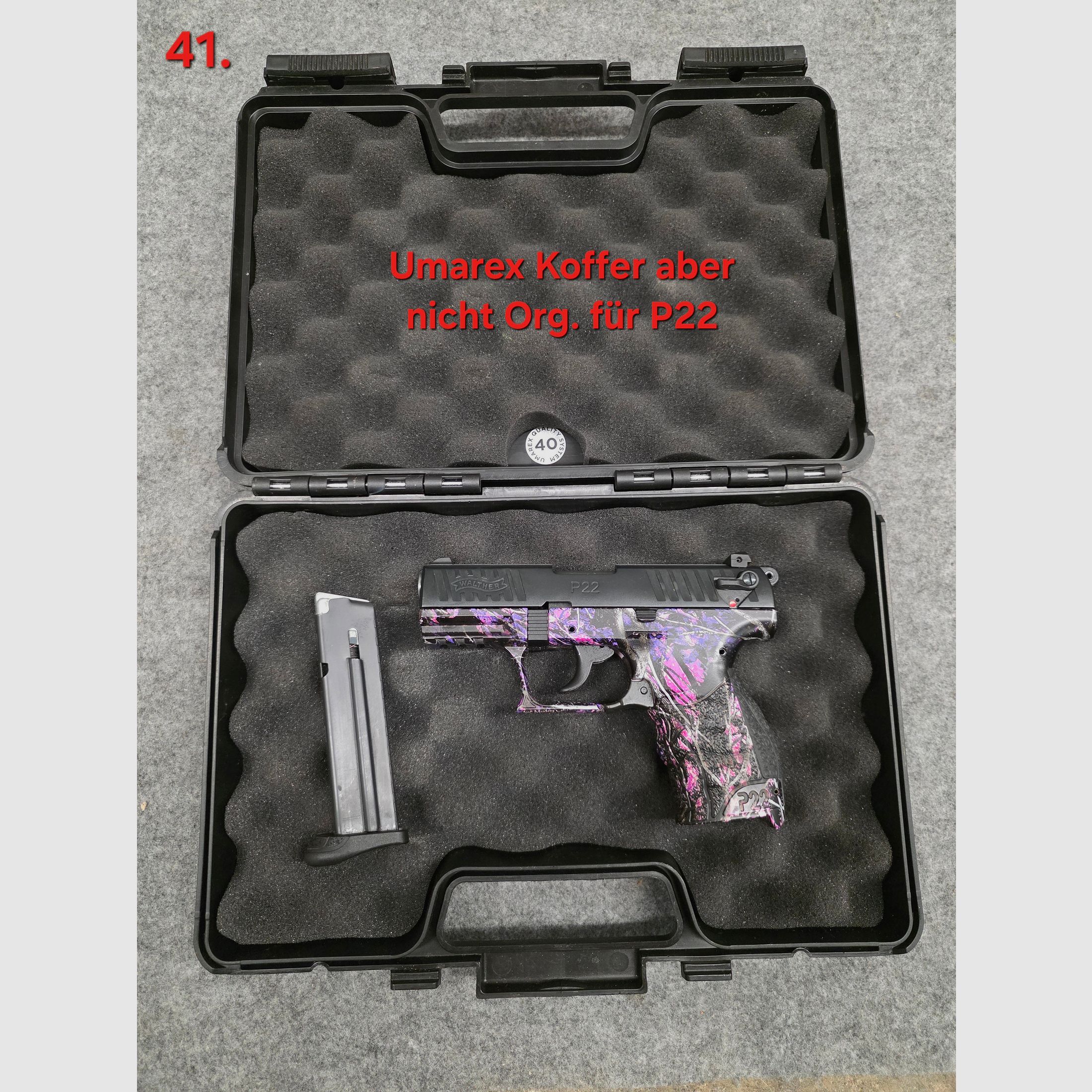 Walther P22 Muddy Girl Kaliber 9mm PAK Schreckschuss SRS