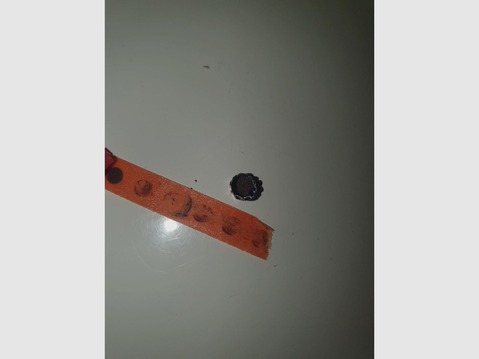 primer #11 for making percussion revolver caps with a primer cap former