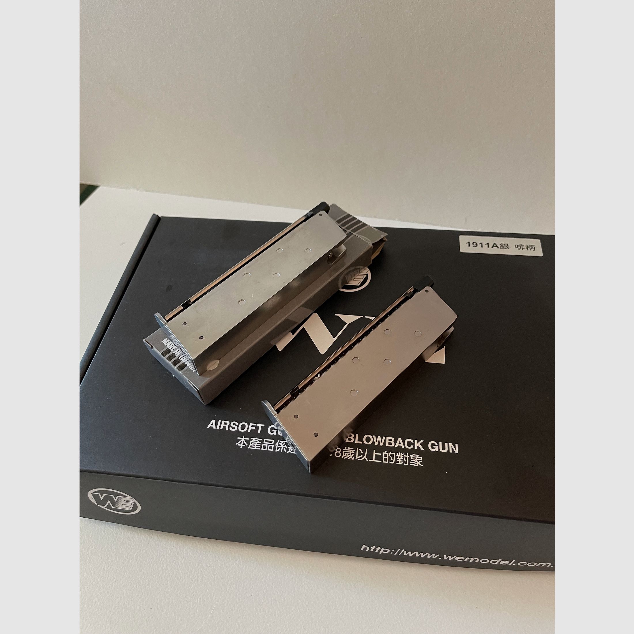 Wei-ETech M1911 Vollmetall GBB Chrome finish 
