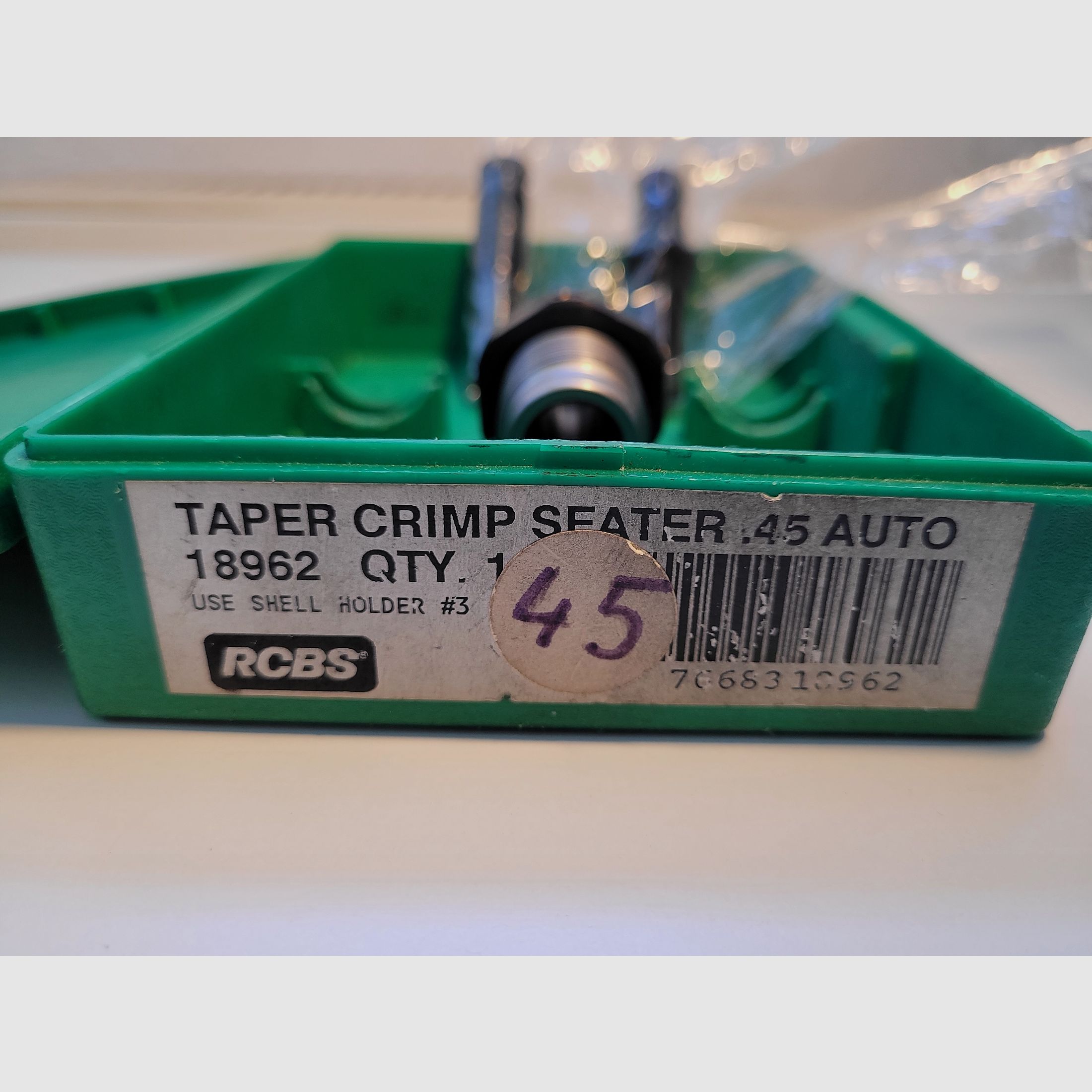 .45 ACP RCBS Setzmatrize mit Taper Crimp Art.-N.: 18962