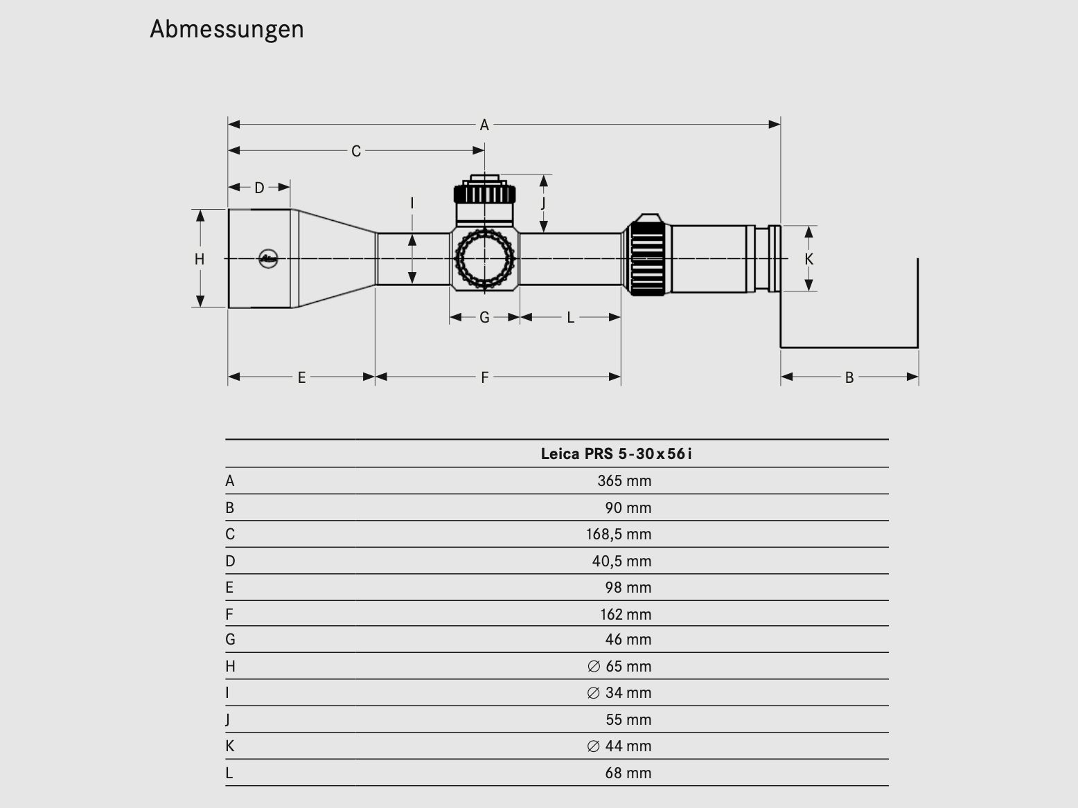 LEICA 51200 Zielfernrohr PRS 5-30x56i Ballistic