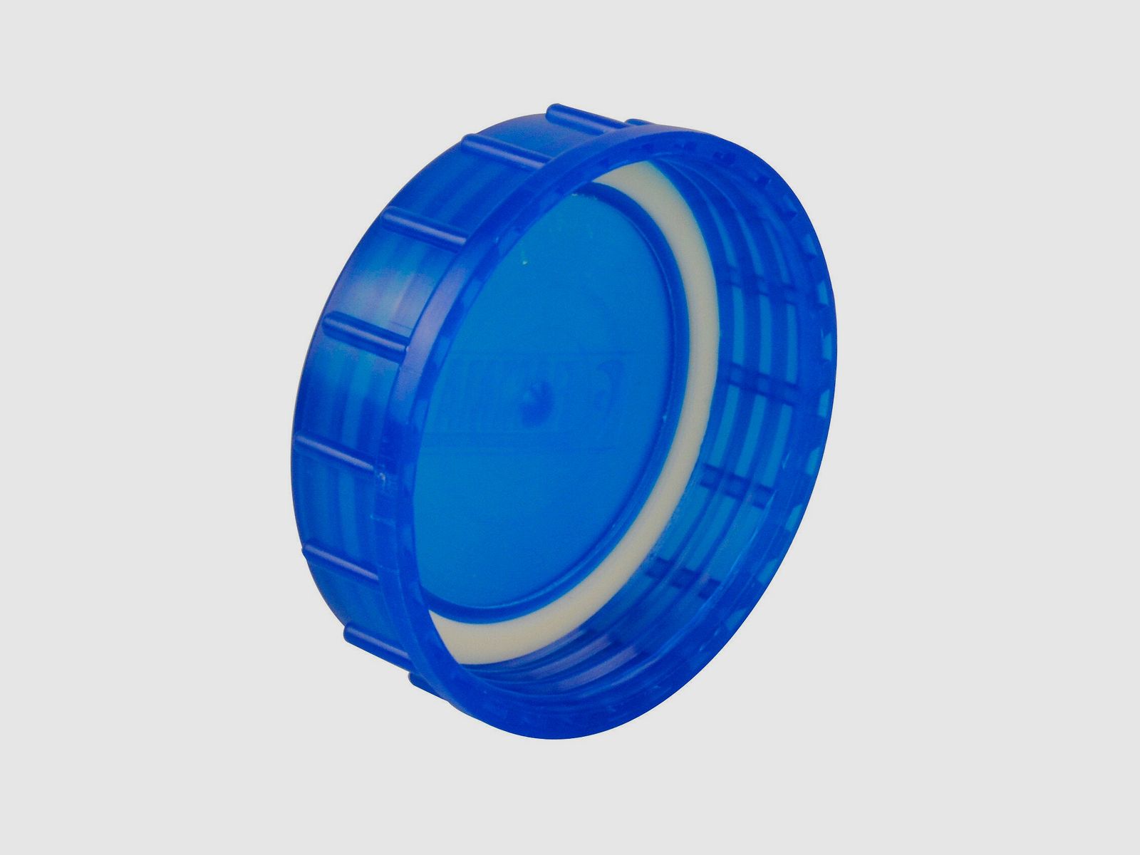 Screw cap and seal, blue, image 2 of 4