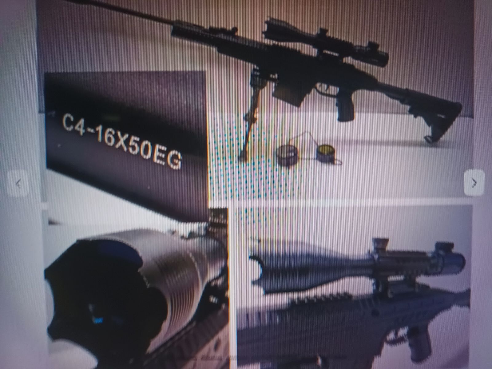 WIATRÓWKA __ Obrona domu __ LG + ZF C4-16x50 + dwójnóg __ Jak nowa __ Kal. 4,5 mm (.177), zdjęcie 5 z 7
