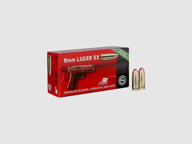Geco 9mm Para VM SX 124grs/8,0g Tombak/Sintox
