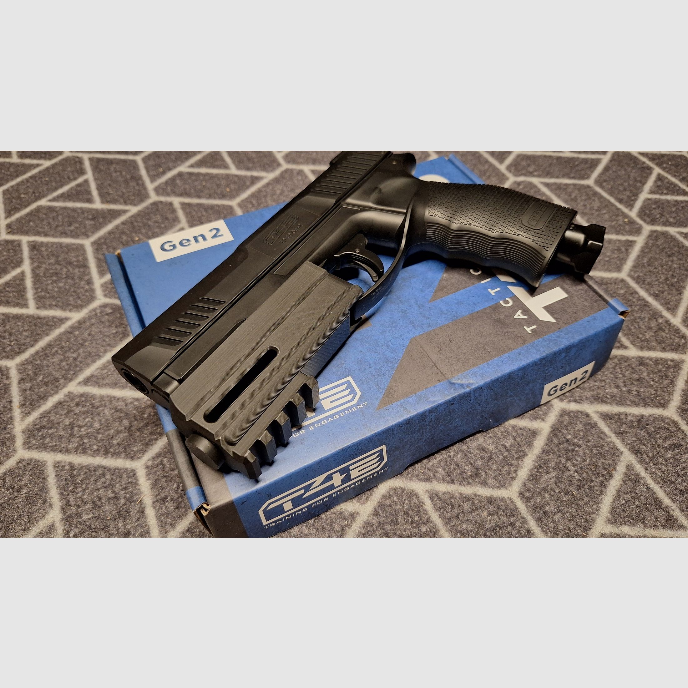 T4E HDP50/TP 50 Gen2 RAM Co2-Pistole cal .50 + Zubehör-Neu!