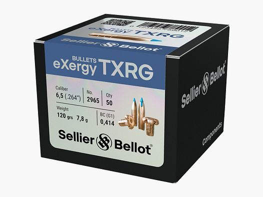 Sellier & Bellot Geschosse .264 TXRG Blau 7,8g/120grs.
