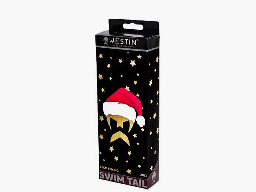 Westin 2026 Swim Tail Christmas Edition 12CM 68G Sinking