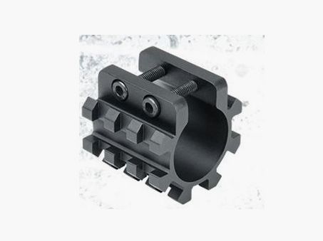 TRIPLE RAILS PICATINNY pour tube de magasin de fusil a pompe