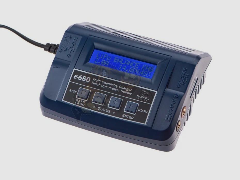 e680 Multi-Chemistry Charger / Ladegerät für Li-Fe, Li-Po, NiMH und NiCd Akkus - Nimrod
