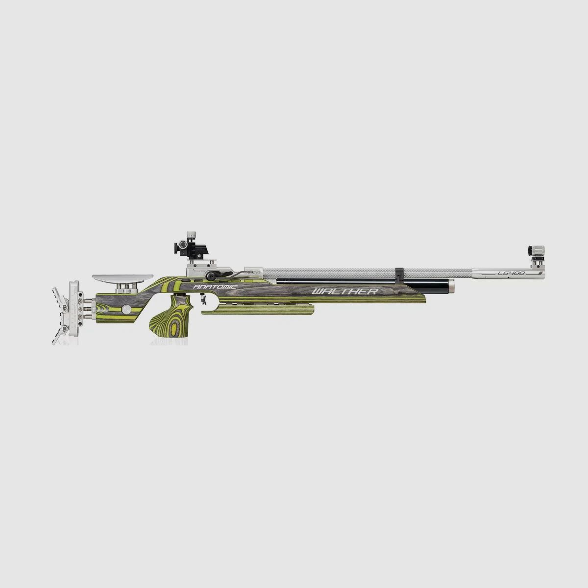 Air rifle Walther LG400-M Anatomic Green Pepper