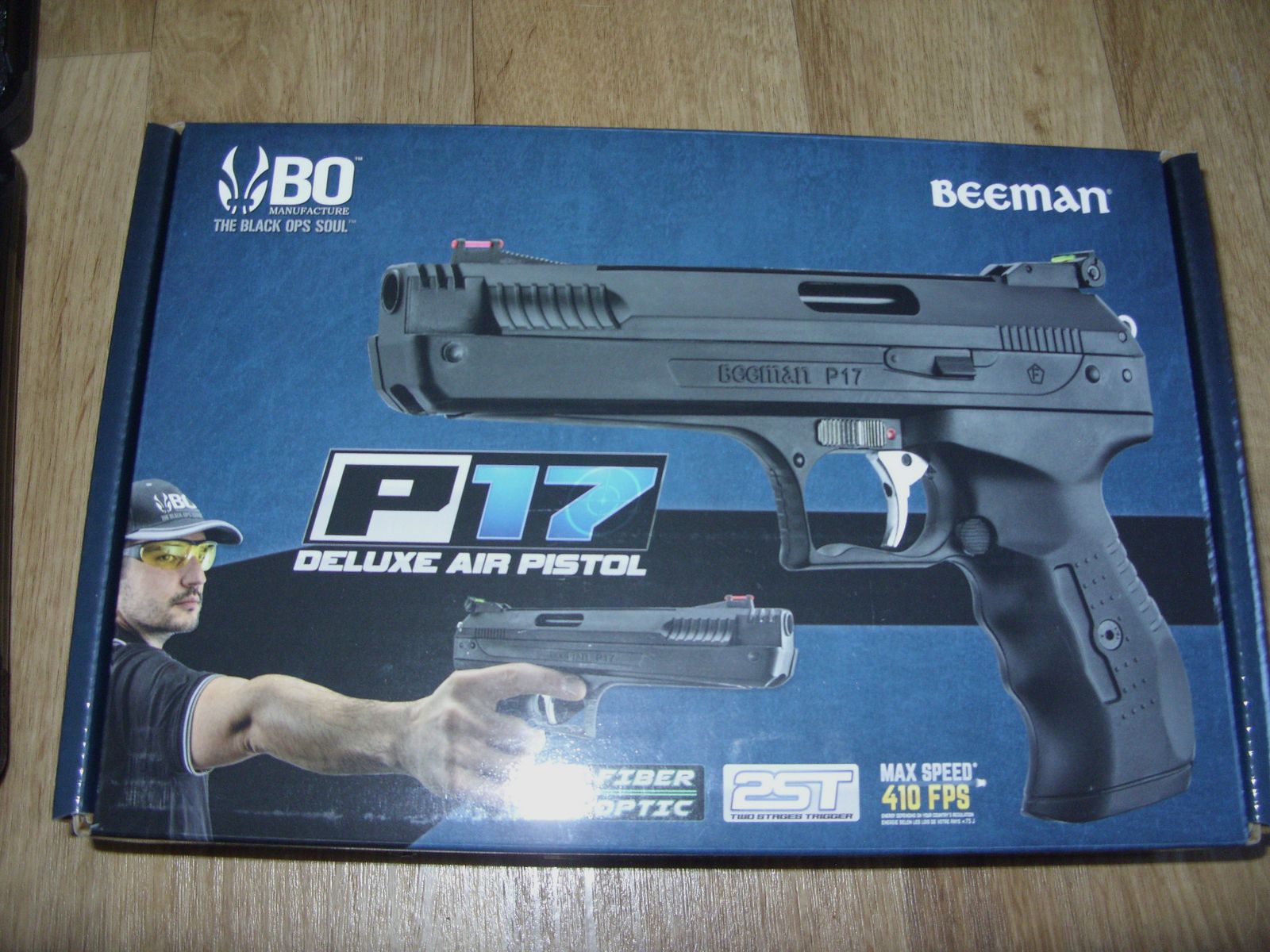 Beeman P17 Deluxe Air Pistol 4,5 mm Diabolo;  (baugleich wie die Weihrauch HW40)