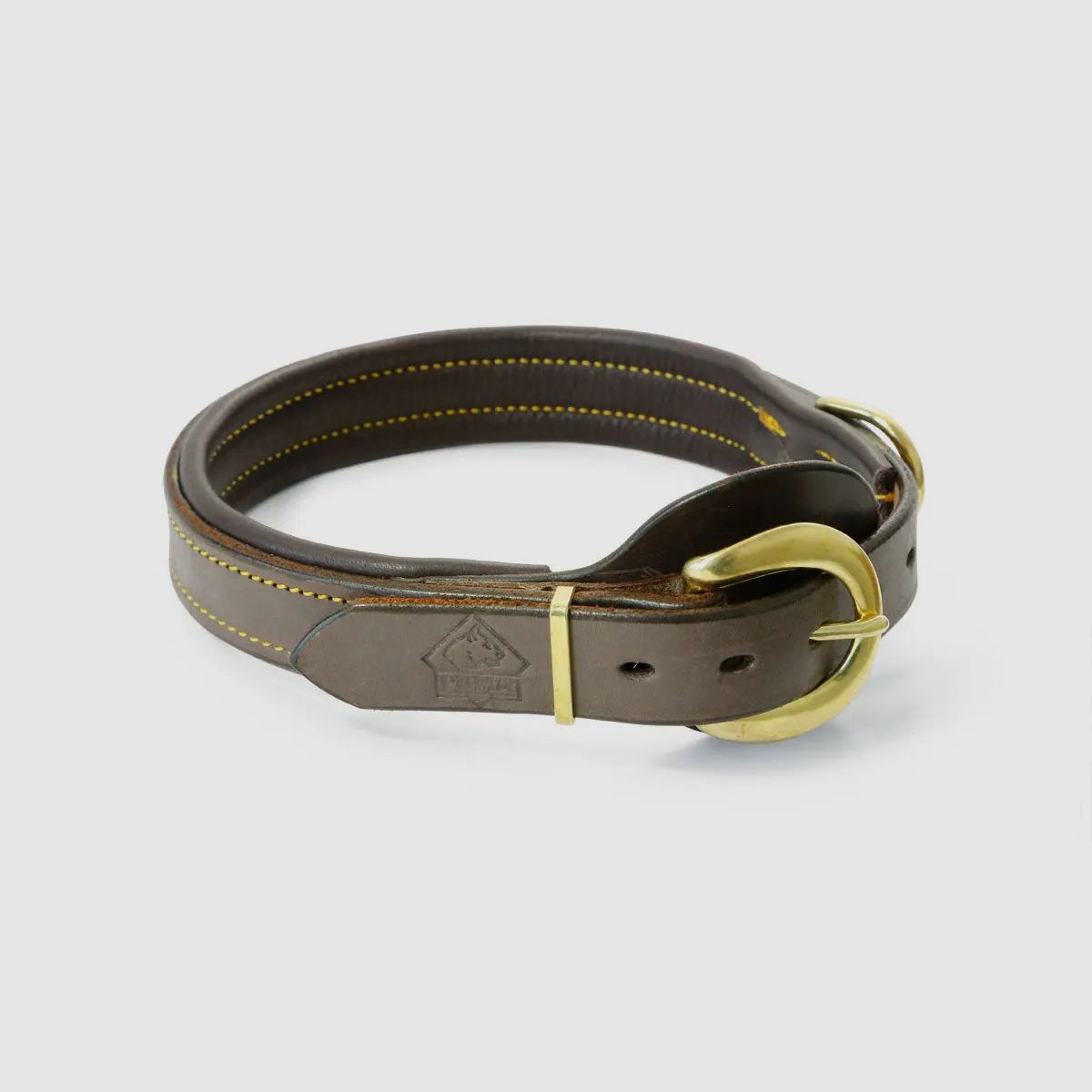 PUMA Leder- Hundehalsband + Leine
