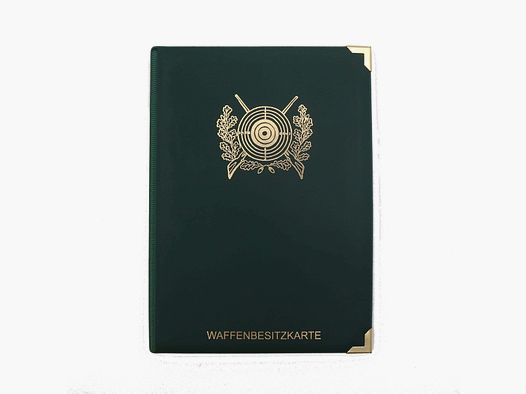 WBK Etui mit 2 extra Fächer Motiv Zielscheibe - Grün