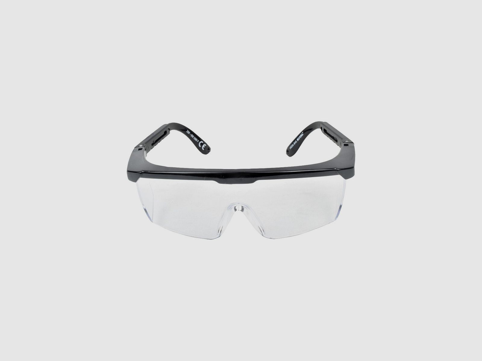 Schwarze quadratische Softair-Brille Royal, Bild 1 von 4