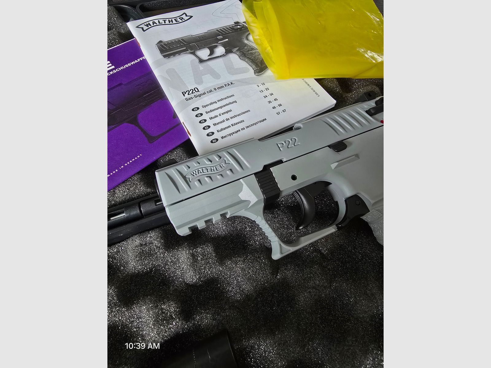 Walther P22Q Concrate Neu