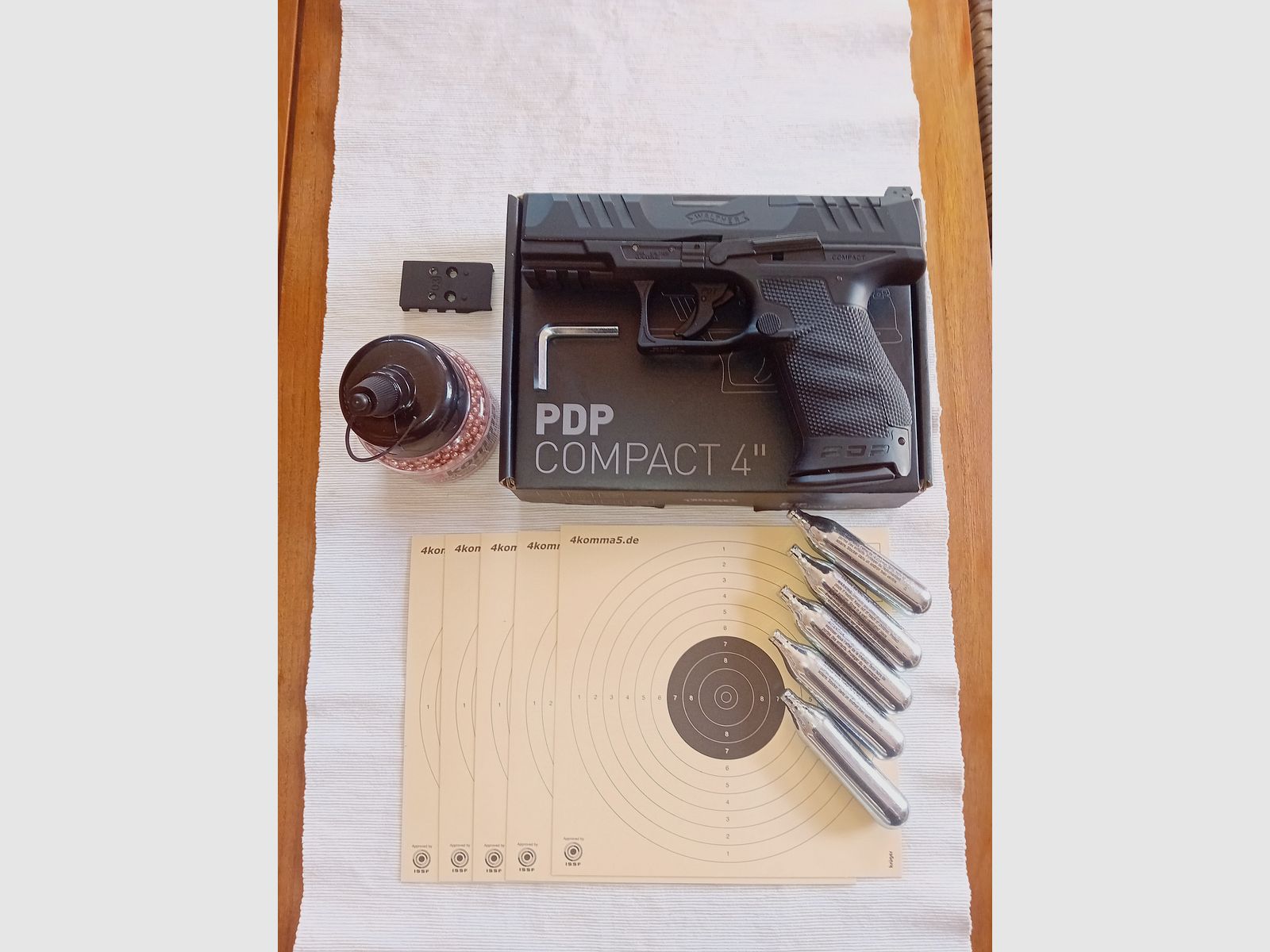 Walther PDP Compact 4" Co2 4,5 mm BB Blowback 