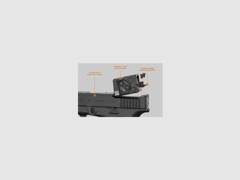 PISTOLE GLOCK 43X COYOTE A-CUT + AIMPOINT COA, Bild 4 von 4