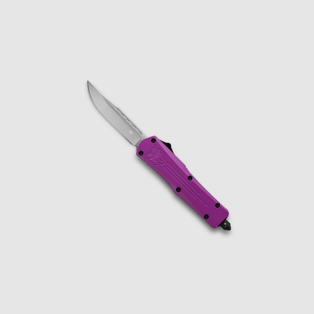 CobraTec Small FS-3 OTF purple automatic knife, image 7 of 10