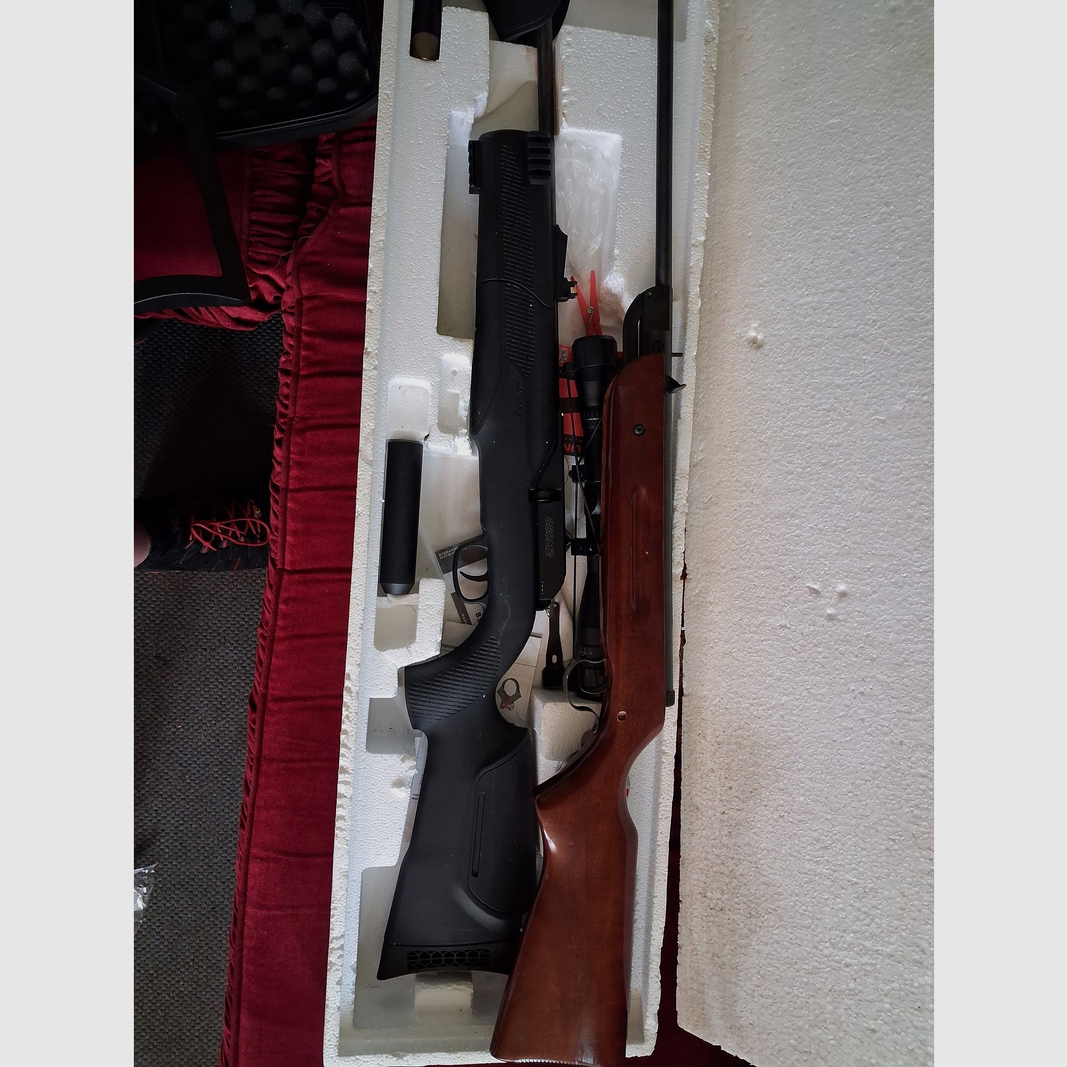 Verkaufe co2 Waffen Set und ein Knick lauf 