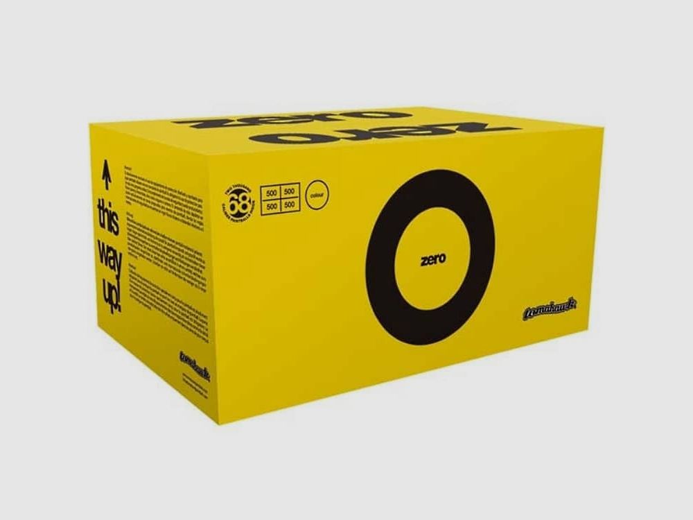 Boîte de 2000 billes de peinture Tomahawk Zero (jaune)