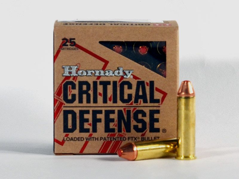 Hornady Critical DEFENSE FTX .357 Magnum 125 grs 1 Pack (25 rounds at €1.796 each)