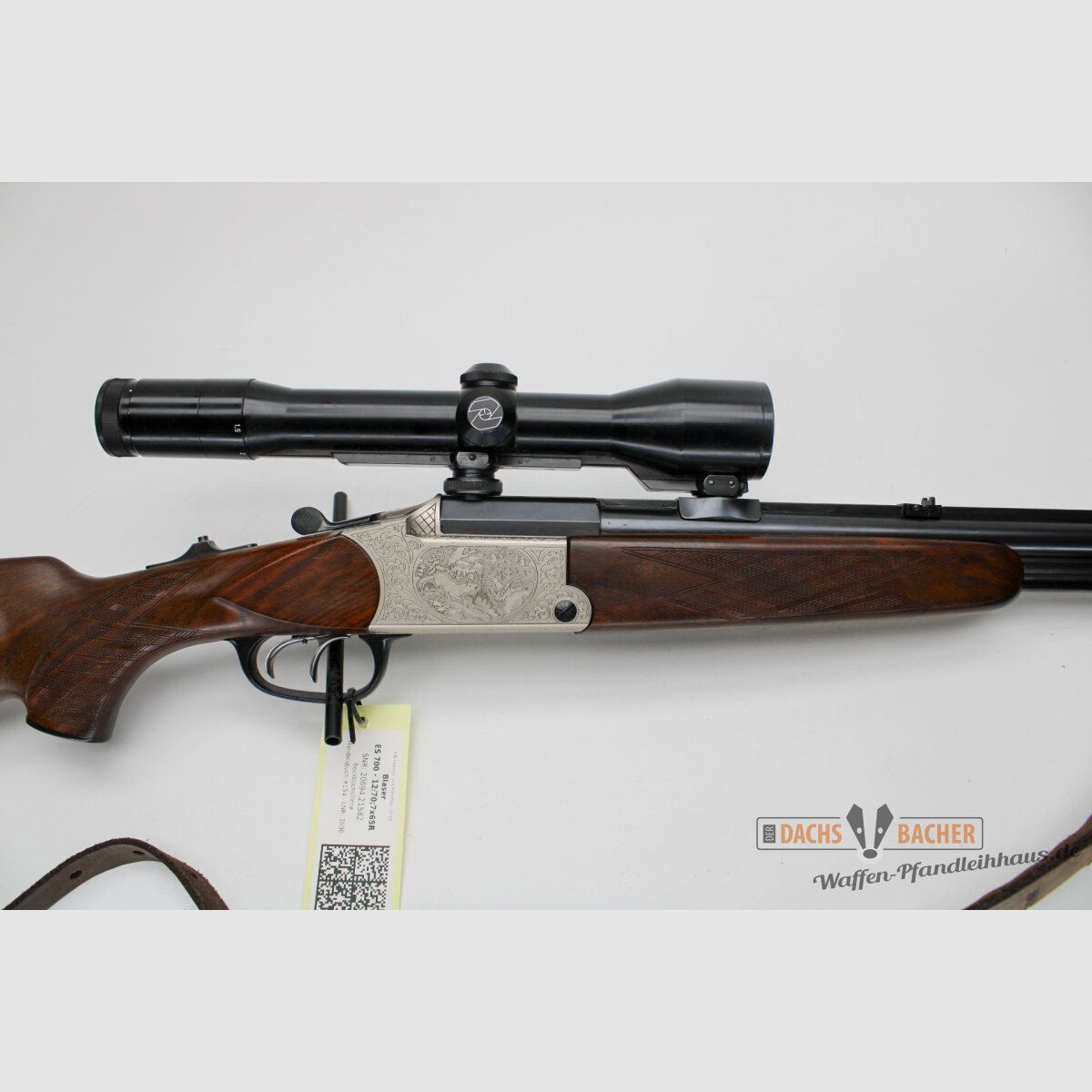 BBF Bockbüchsflinte Blaser ES700 Kal. 7x65R + 12/70 mit Zeiss Diavari Z 1,5-6x42 LINKSSCHÄFTUNG