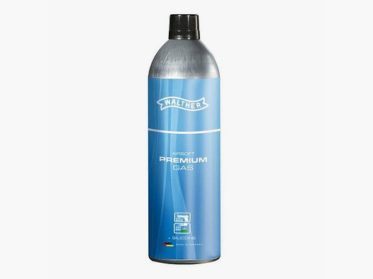 Walther Airsoft Premium Gas Green Gas, 750 ml, mit Silikonöl
