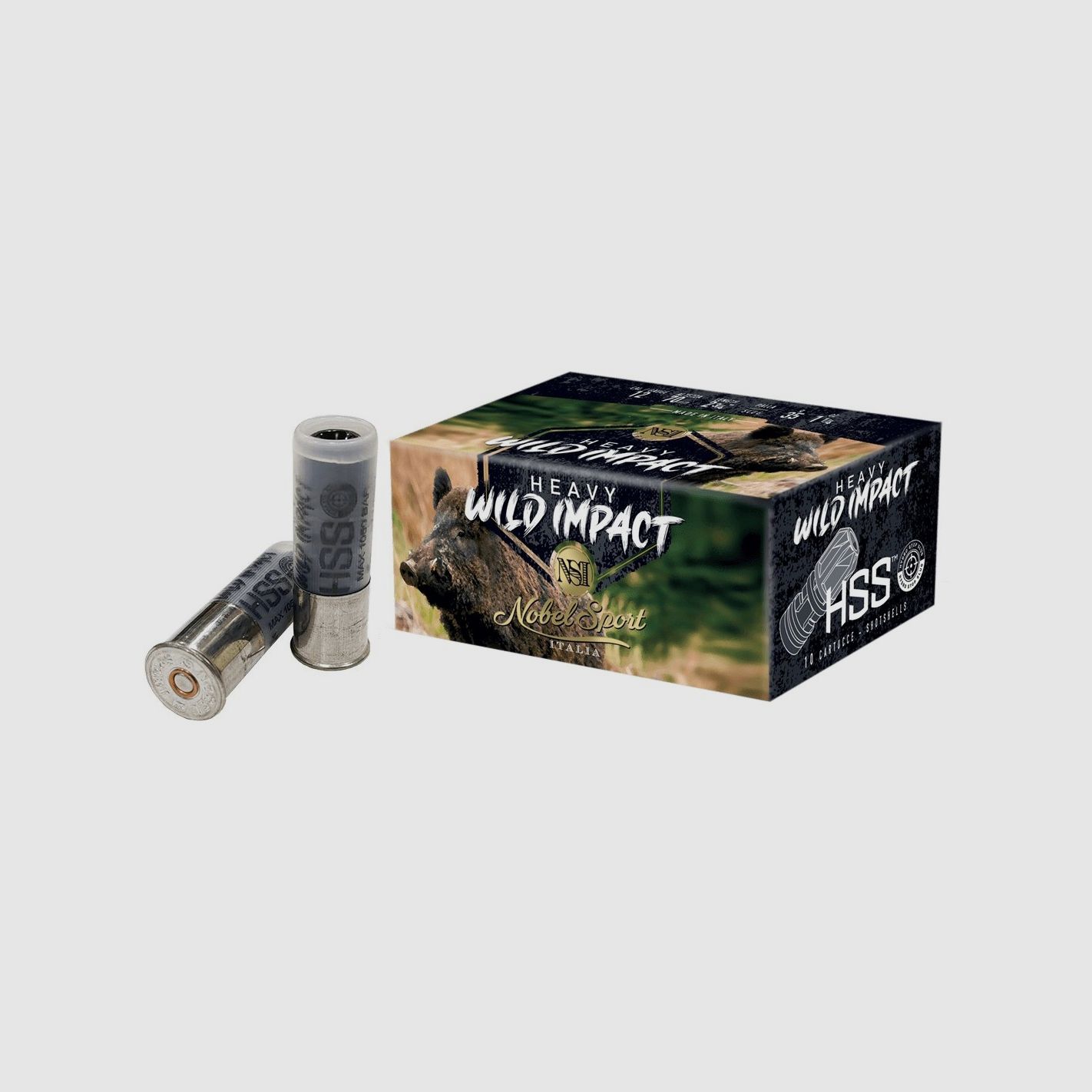 Cartucce Nobel Wild Impact Heavy a palla cal. 12/70 35 g 10 pz