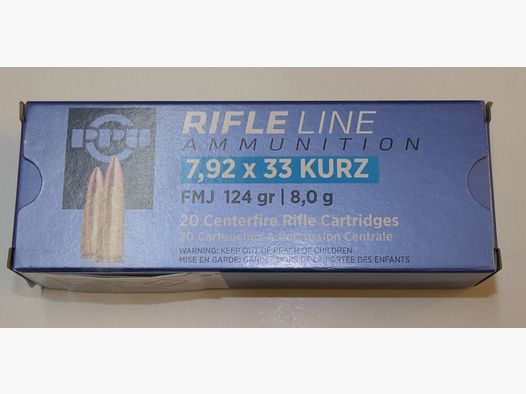 PPU Prvi Partizan 8x33 ( 7,92x33 ) Prvi Partizan 20 strzałów