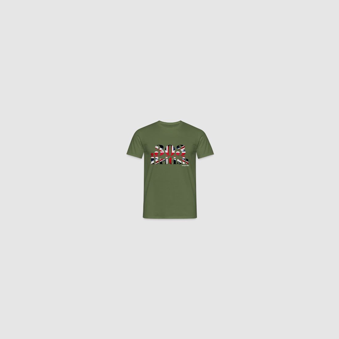 303 British - Männer T-Shirt Royalblau