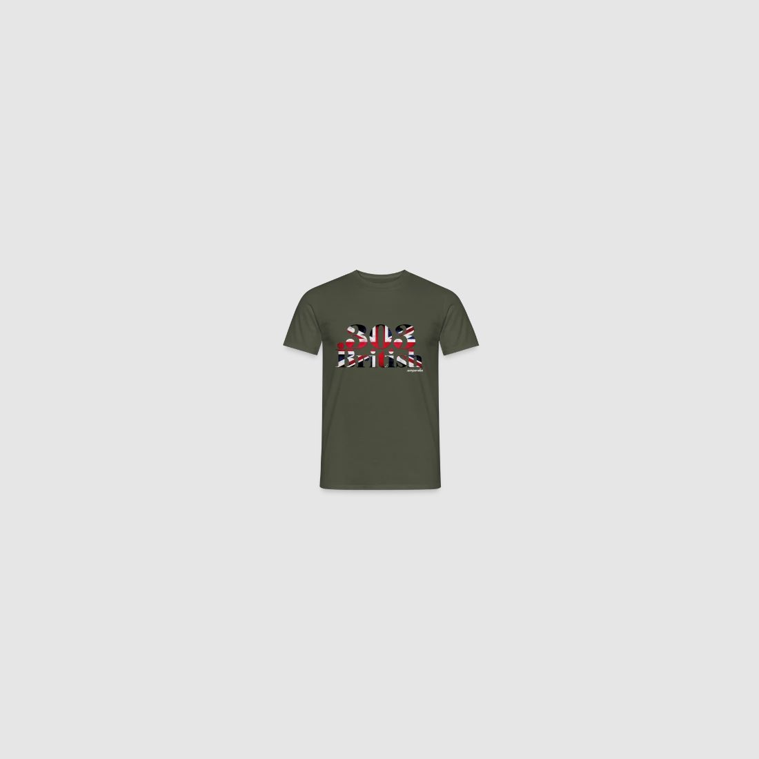 303 British - Männer T-Shirt Royalblau