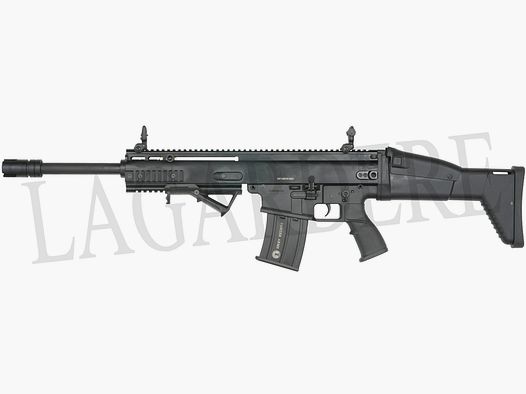 PANZER ARMS USA SCRXII PRO BLACK 18.5&Prime;(FUSIL SEMI-AUTO MILITAIRE CANON LISSE)