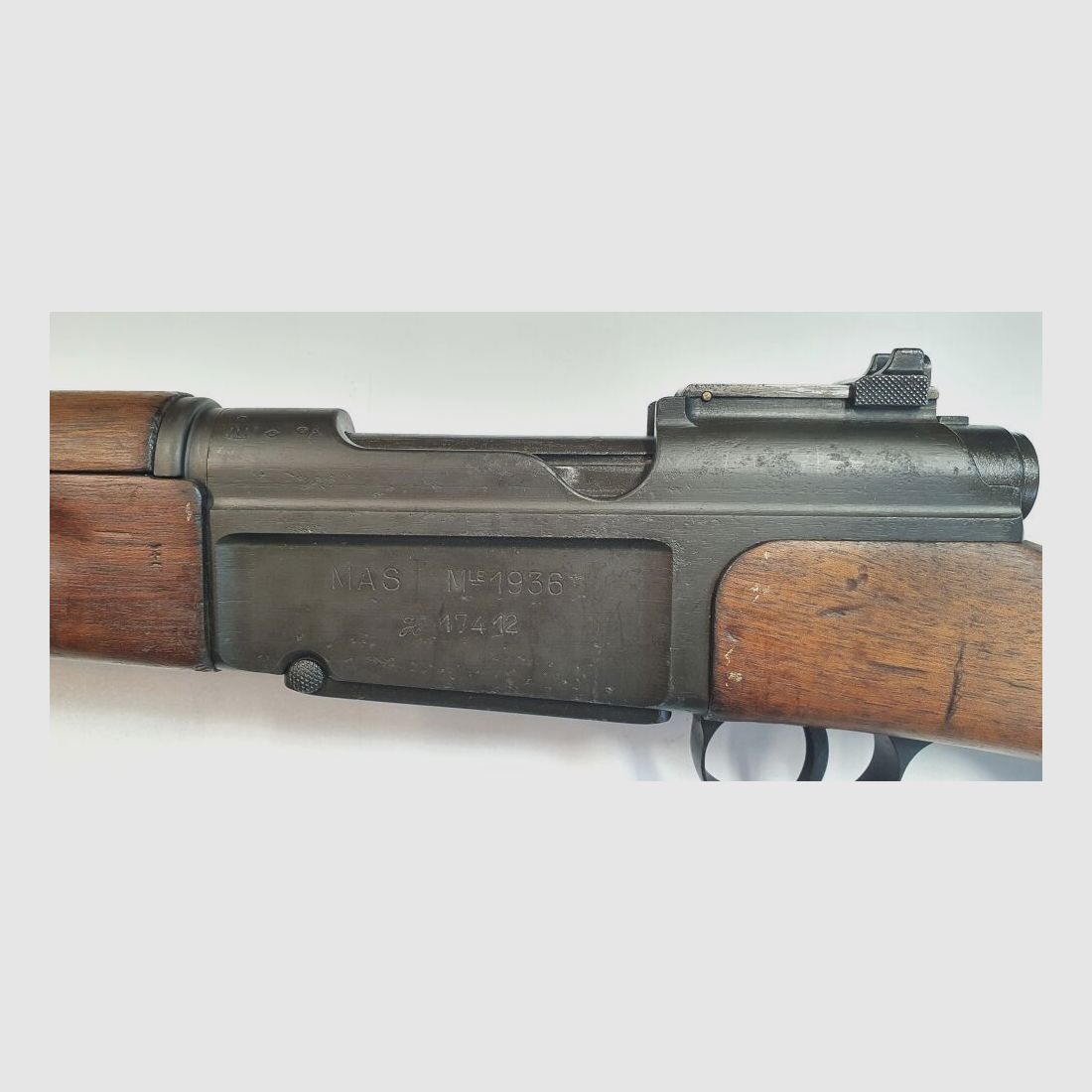 Manufacture nationales d`armes De St-Etienne !Rarität! rifle de cerrojo MAS MLE 36 en calibre 7.5x54MAS - Raro modelo de preguerra, imagen 4 de 10