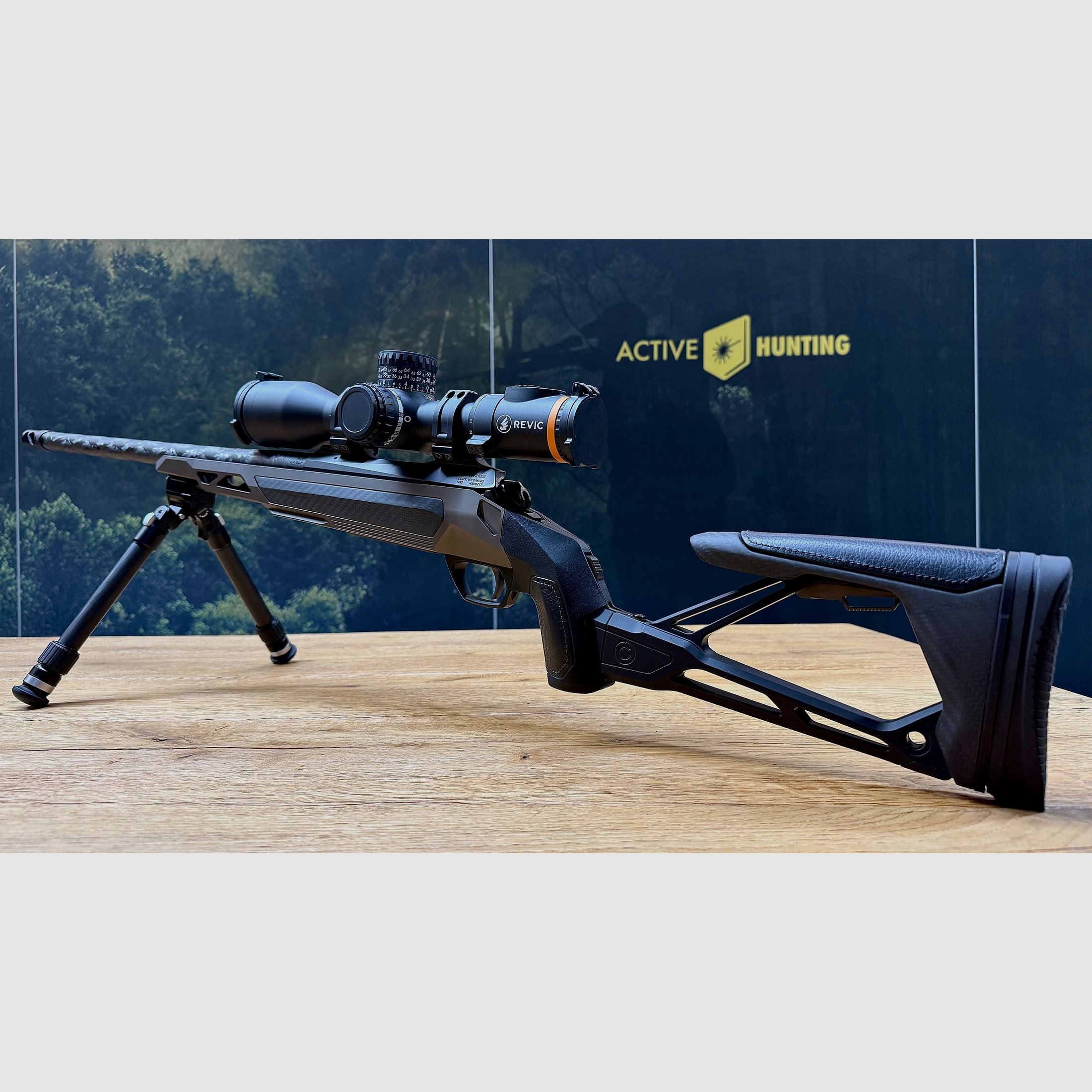 Gunwerks Endex / 6.5 PRC / 20'' barrel length / Revic mount / Revic Radikl RS25b 4-25x50 / Elevate 2.0 bipod / NEW