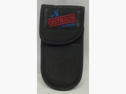 AKAH Custodia in Cordura Coltello a serramanico Schrade Sportsman, lunghezza lama 12 cm