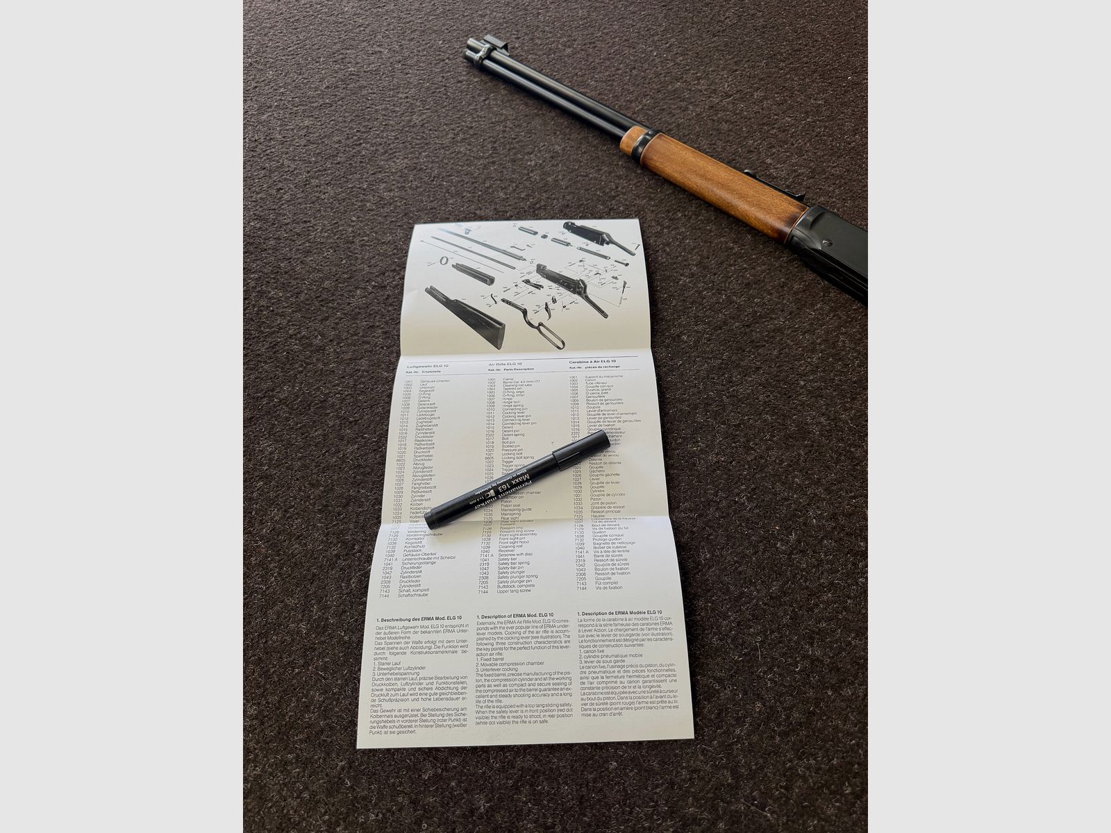 Luftgewehr Erma ELG 10