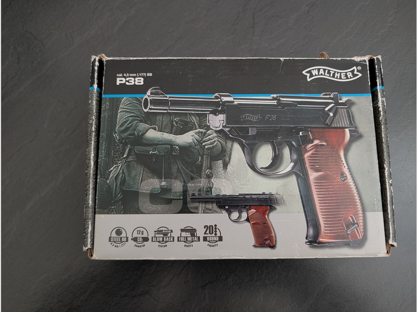 Walther P38 BlowBack cal. 4,5mm BB
