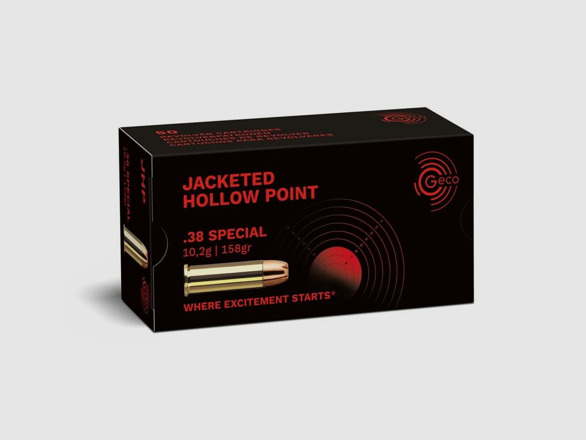 Geco .38 Special Hohlspitz 158 gr. - 50 Stk.