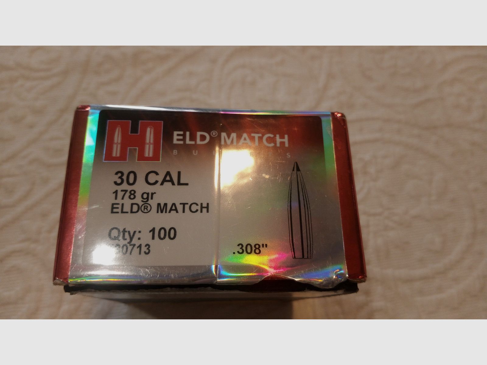 85 Hornady ELD-Match .308 / .30 cal 178 gr Geschosse