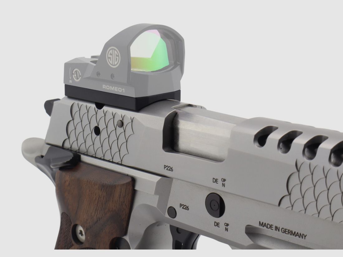 OR Adapterplatte ROMEO 1 / PRO für Sig Sauer P226 / P220 X-Series Pistolen (dt. Produktion) Optical-Ready | X-Short X-Five X-Six X5 X6