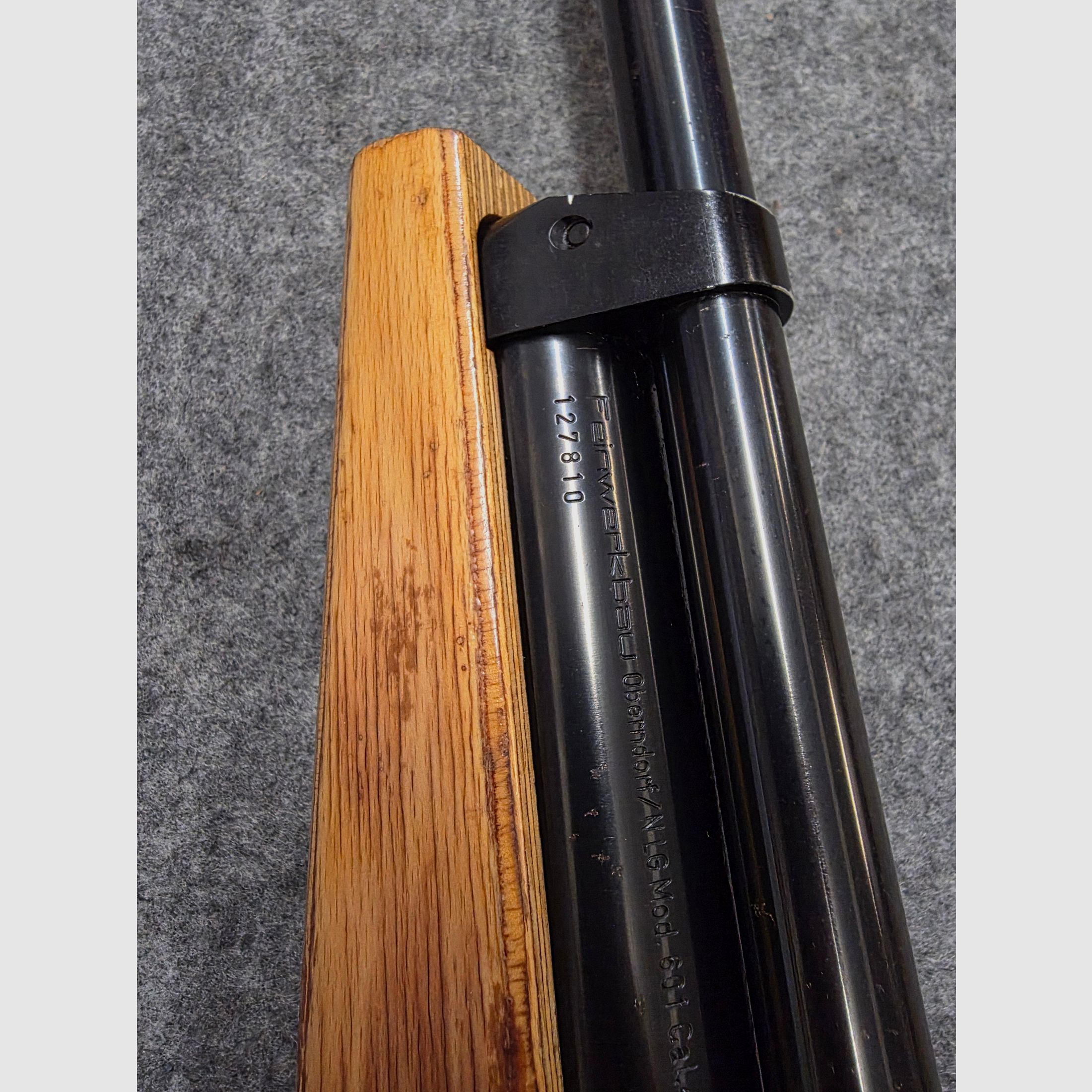 Feinwerkbau FWB Mod. 601 Bedienungsanleitung Luftgewehr Vorkomprimierer Pressluft Match Gewehr