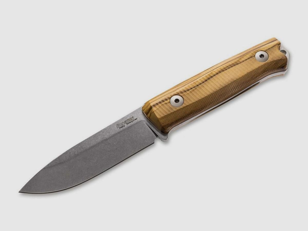 LionSteel B40 Cuchillo de exterior de madera de olivo, imagen 2 de 6