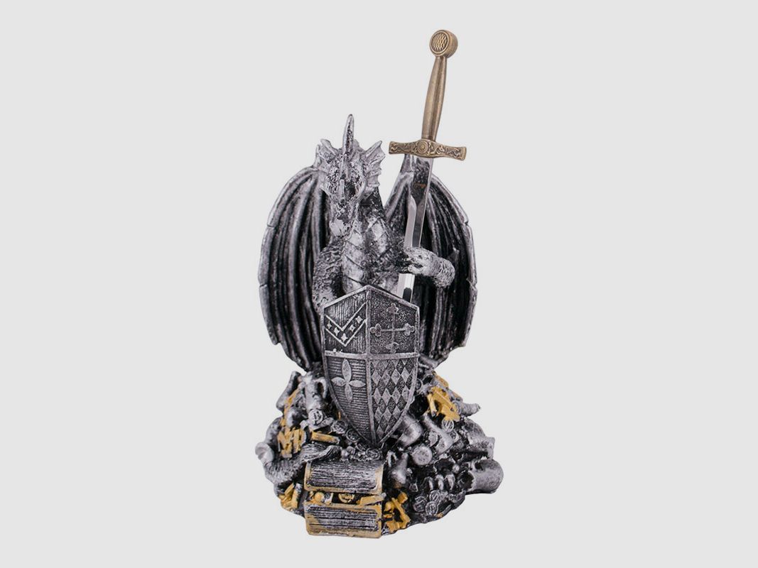 MODELL EXCALIBUR SCHWERT MIT DRAGON DEKORATIVBASIS