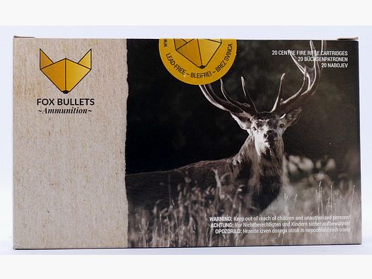 Fox-Bullets Hunter Classic 9,3x62 - 14,2g/220gr cartucce per fucili senza piombo