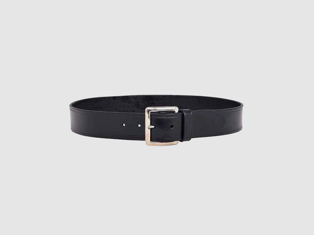 Belt 1 3/4" Garrison 52"/132cm Black Plain
