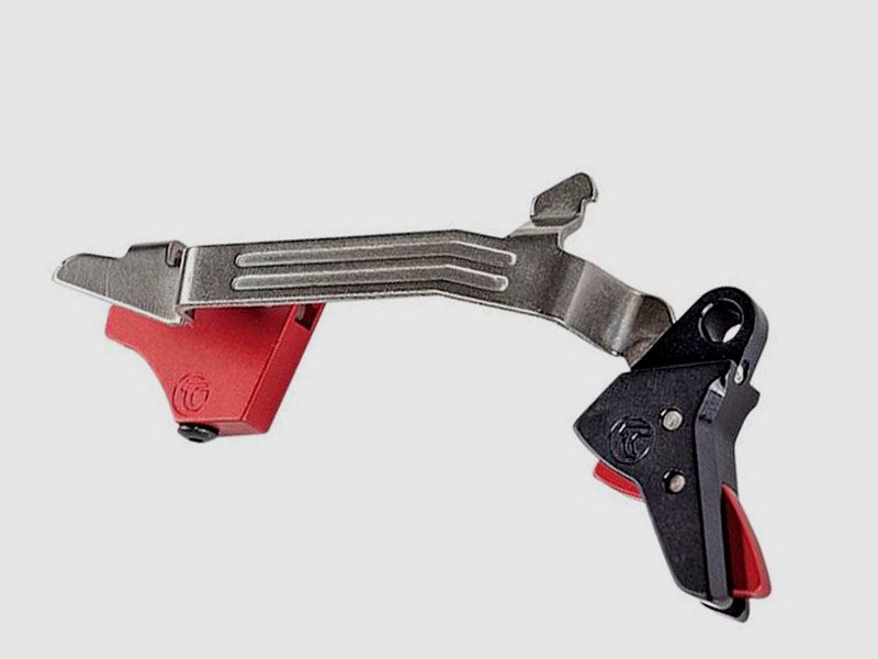TIMNEY GLOCK Alpha Competition Trigger, RED for Gen5 (Small Frame)