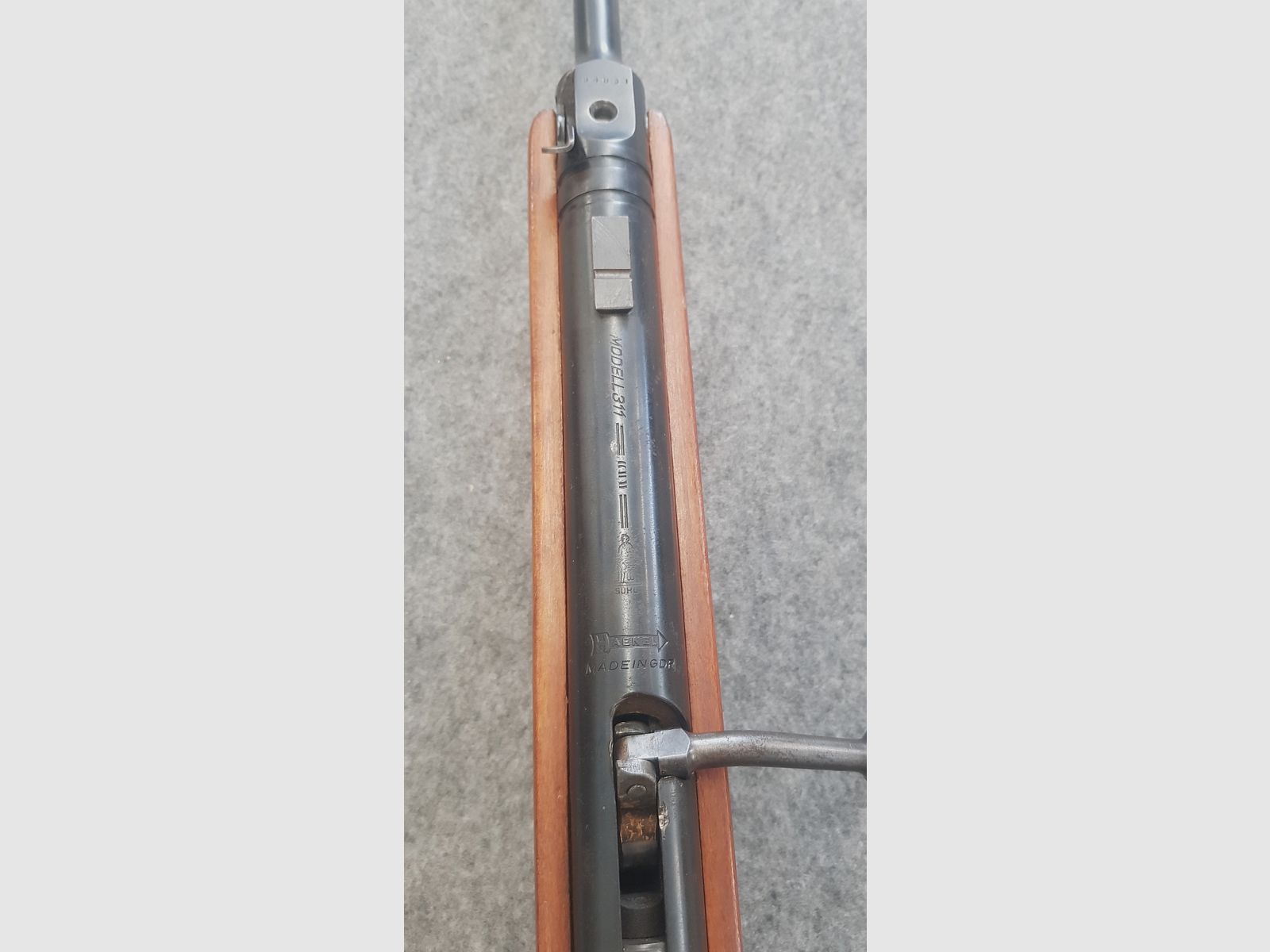 Haenel Mod. 311  mit Feinabzug und Diopter Durchlader im guten Zustand mit kleinen Abstrichen cal. 4,5mm Diabolo