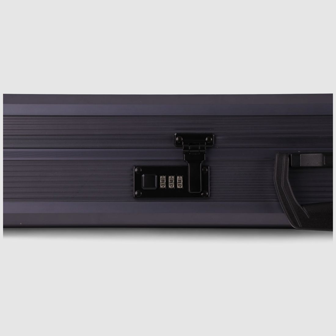 Custodia per fucile invernale W12 – lunghezza interna di 119 cm – 1 fucile lungo – 4 serrature a combinazione – griglia (Grigio)