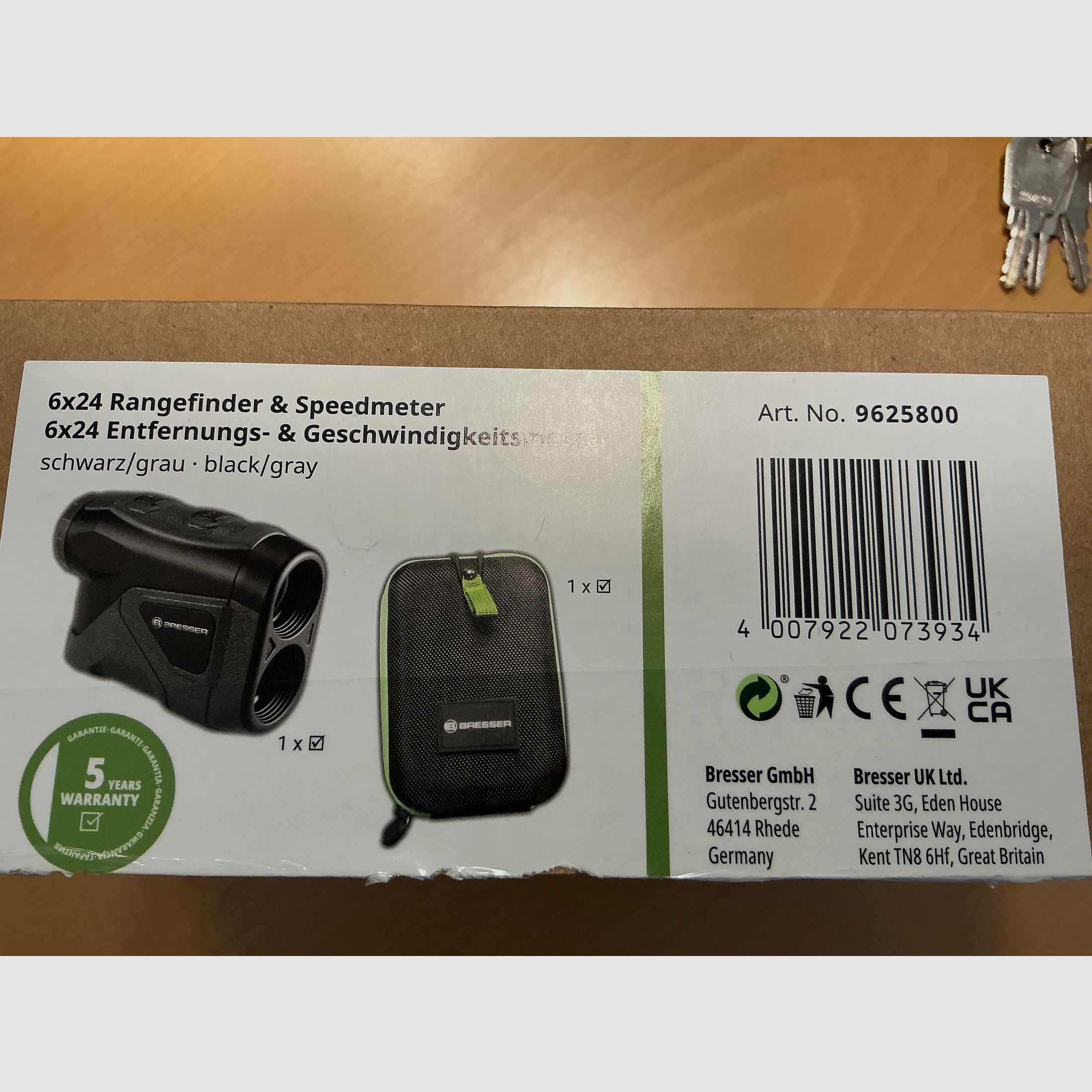 range-speed meter